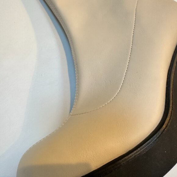 Call It Spring | Steffanie Faux-Leather Calf-Length Platform Boots - Size 9 - Picture 8 of 12